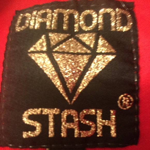 Diamond Stash Crop Hoodie Sweatshirt-Size: XL - Picture 5 of 9